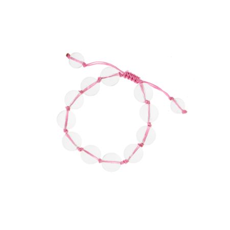 HOLLY JUNE Браслет Crystal Clear Bracelet – Pink