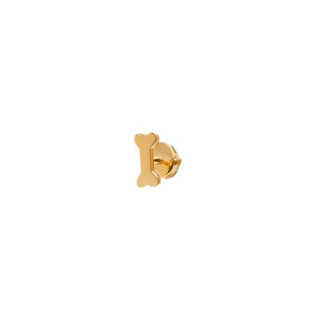VIVA LA VIKA PIERCING LAB Пусет Plain Bone Stud Earring – Gold