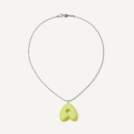 HOLLY JUNE Колье My Bubbly ABC Necklace - Green