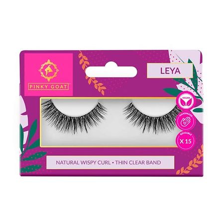 Ресницы накладные PINKY GOAT Ресницы накладные придающие объем LEYA