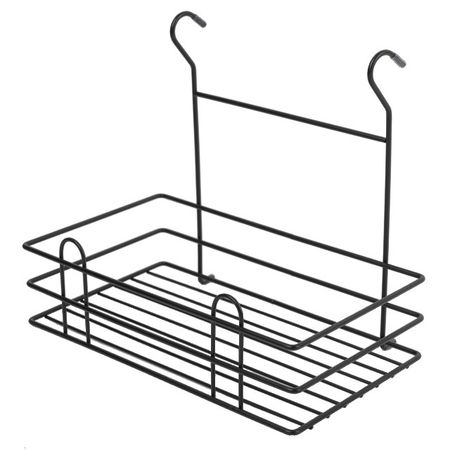 полка одноярусная TODELIA большая 280х180х250мм черный матовый