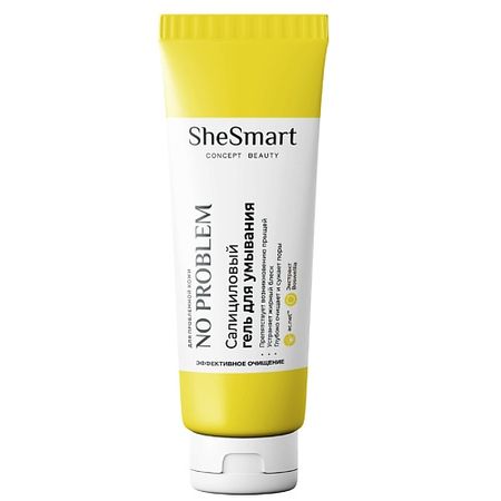 Гель для умывания SHESMART Гель для умывания салициловый для проблемной кожи Noproblem Premium
