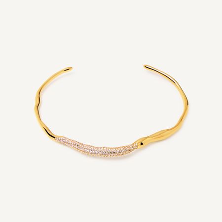 MYSTIQUE MIRAGE Колье Crystal Spread Necklace - Gold