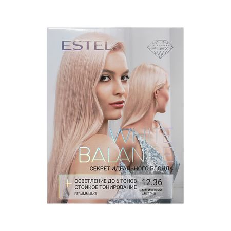 Набор для окрашивания волос ESTEL WHITE BALANCE Магический аметрин тон 12.36 350 мл лариса аш драгоценный
