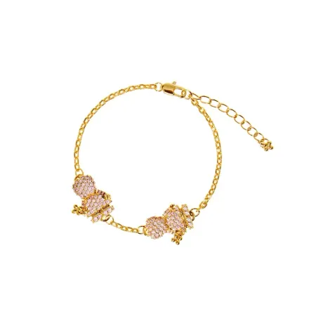 VIVA LA VIKA Браслет Gold Precious Bracelet Two Girls - Pink виктор гишлер go go girls апокалипсиса