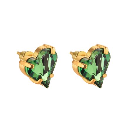 PHENOMENAL STUDIO Серьги Love. Green Earrings