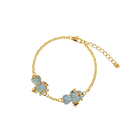 VIVA LA VIKA Браслет Gold Precious Bracelet Two Boys - Blue гарт эннис дэрик робертсон the boys пацаны том 10 пекарь мясник и свечник