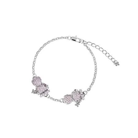 VIVA LA VIKA Браслет Silver Precious Bracelet Two Girls - Pink виктор гишлер go go girls апокалипсиса