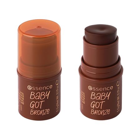 Бронзер для лица ESSENCE BABY GOT BRONZE в стике тон 40 Hazelnut hug
