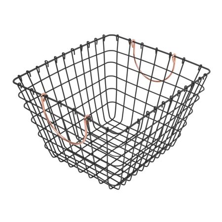 корзина TODELIA Black 310х285х215мм металл черный
