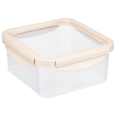 контейнер для продуктов MALLONY Unico 1,2л 16x16x7,5см 4 замка квадратный с эластичной крышкой пласт