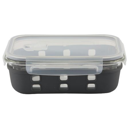 контейнер для продуктов TODELIA Премьера 1,52л 23х17,5х8,4см прямоугольный стекло, пластик, силикон