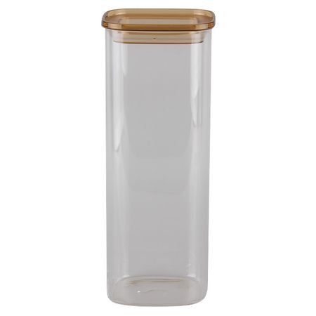 контейнер для продуктов TODELIA High tech 2л квадратный стекло, пластик