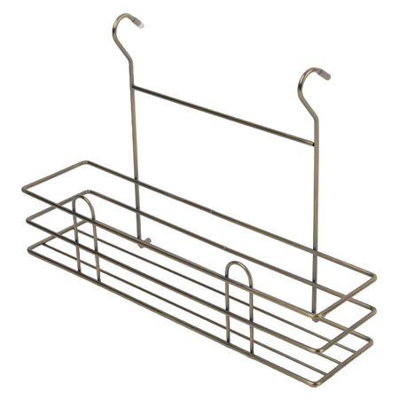 полка для специй TODELIA 355х110х250мм античная бронза
