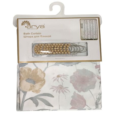 Штора для ванной ARYA HOME COLLECTION Шторы Для Ванны Buttercup