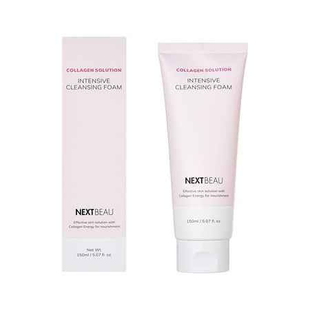 Пенка для умывания NEXTBEAU COLLAGEN SOLUTION с гидролизованным коллагеном 150 мл