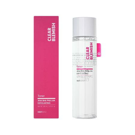 Тонер для лица NEXTBEAU CLEAR BLEMISH с кислотами 200 мл