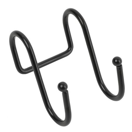 крючок для рейлинга TODELIA двойной 45х55х60мм черный