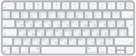 Беспроводная клавиатура Apple Magic Keyboard with Touch ID USB-C русская White (MXCK3)