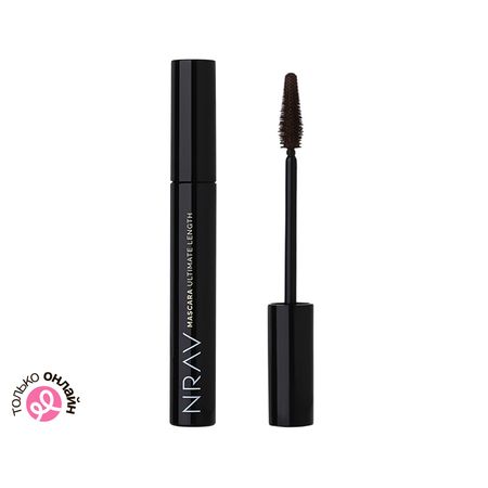 Тушь для ресниц NRAV TRUE TO YOURSELF бесконечная длина тон Black brown черно-коричневый