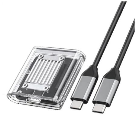 Внешний корпус Orico для SSD M.2 NVMe 2230 10Gbps Type-C (прозрачный) (TC20-M2)