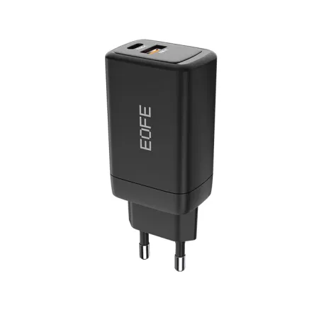 Сетевое зарядное устройство Eofe (E601) GaN Charger 65W USB/Type-C (черный)