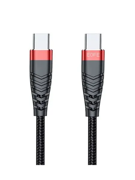 Кабель Eofe Type-C/Type-C 65W 100см (черный) (CC31)