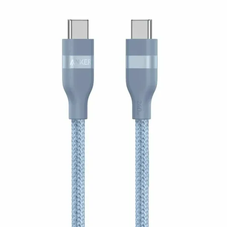 Кабель Anker Ultra-Soft Type-C/Type-C 240W 90см (голубой) (А82Е2)