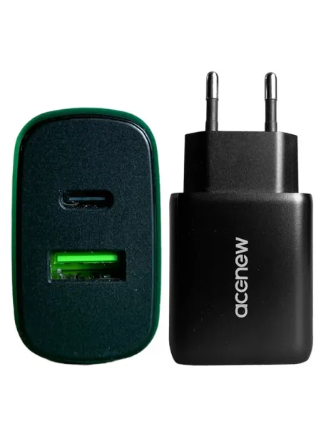 Сетевое зарядное устройство Acenew Fast Charger 30W USB/Type-C (черный)