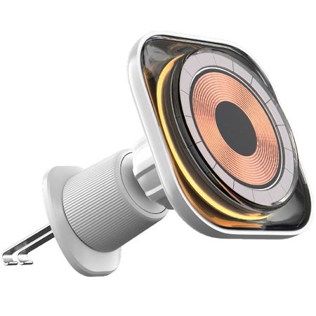 Автомобильный держатель с беспроводной зарядкой Momax 1-Charge Flow 15W в воздуховод (белый) (CM29)