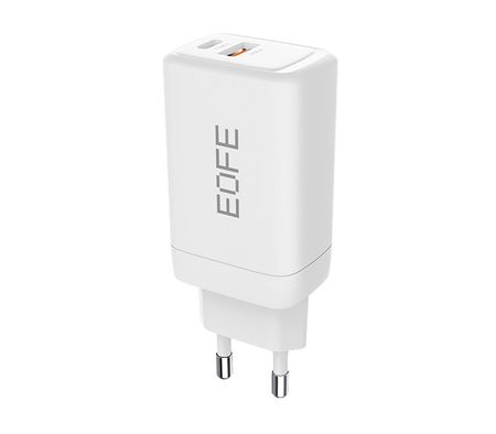 Сетевое зарядное устройство Eofe (E601) GaN Charger 65W USB/Type-C (белый)