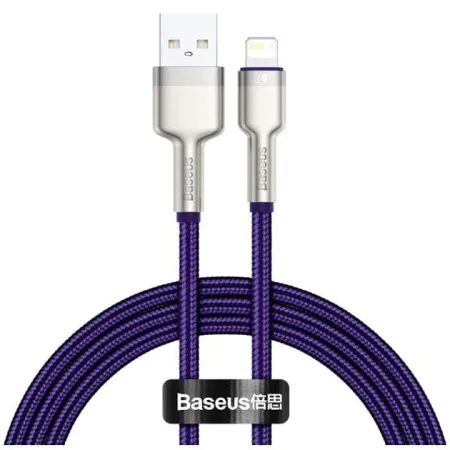 Кабель Baseus Cafule USB/Lightning 2.4A 100см (CALJK-A05) (фиолетовый/белый)
