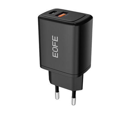 Сетевое зарядное устройство Eofe (E203) Charger 20W USB/Type-C (черный)