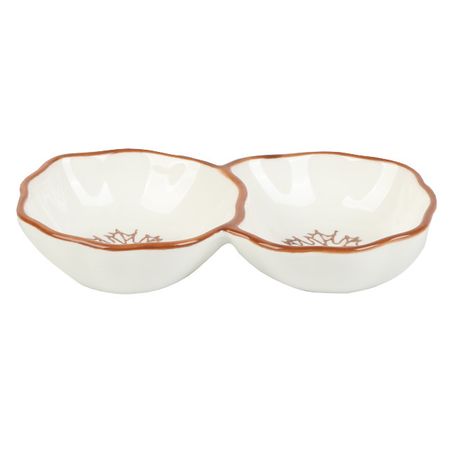 блюдо TODELIA Ресто 10,9х6,1х2,1см для закусок костяной фарфор