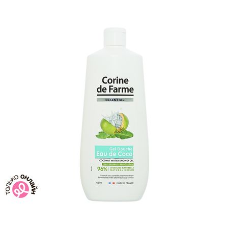 Гель для душа CORINE DE FARME кокосовая вода 750 мл патриция черчленд совесть происхождение нравственной интуиции