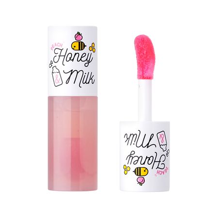 Масло для губ APIEU с экстрактом мёда и молочного протеина персик 5 г