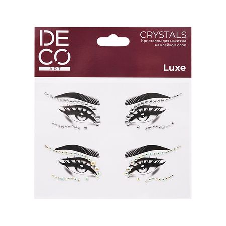 Кристаллы для лица и тела DECO. CRYSTALS by Miami tattoos Luxe 1 шт стразы для лица китай