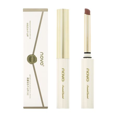 Помада для губ NOVO LOCK NON-STICK LIPSTICKS стойкая матовая тон 997 крис кэпстик клод великолепный кот