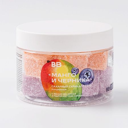 Скраб для тела ВКУСВИЛЛ Скраб для тела порционный «Манго и черника»