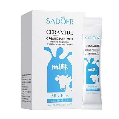 Маска для лица SADOER Маска для лица ночная увлажняющая с керамидами и аминокислотами