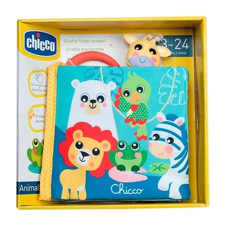 Развивающая игрушка CHICCO Детская сенсорная книга Baby Sense Animals' Book