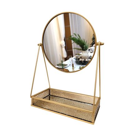 зеркало настольное TODELIA Miracle 20х10х28см круглое стекло