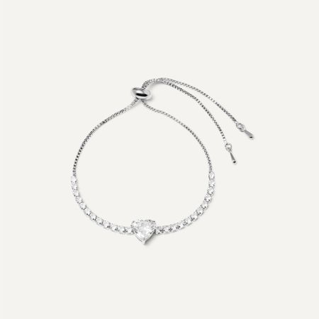 DÉJÀ VU Браслет Delicate Heart Bracelet - Clear