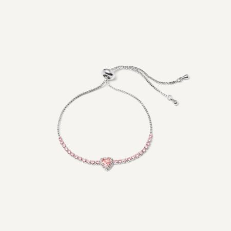 DÉJÀ VU Браслет Mini Daintith Heart Bracelet - Silver