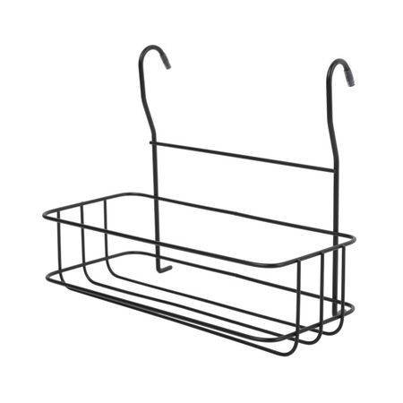 полка одноярусная TODELIA для банок 240х110х200мм черный матовый