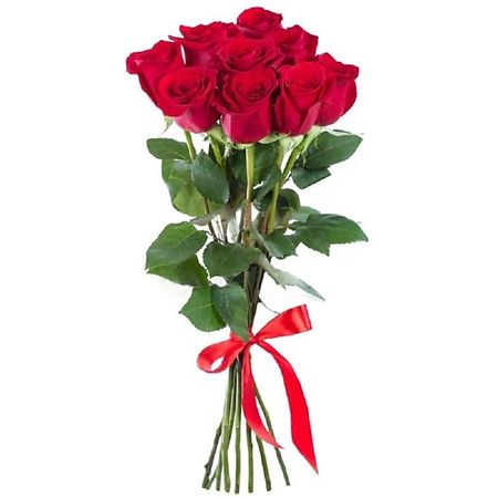 Букет живых цветов AZALIANOW ЦВЕТЫ. ПОДАРКИ. ДЕКОР Классический букет из 9 красных роз