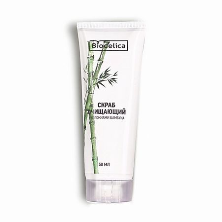 Скраб для лица BIODELICA Скраб очищающий с волокнами бамбука
