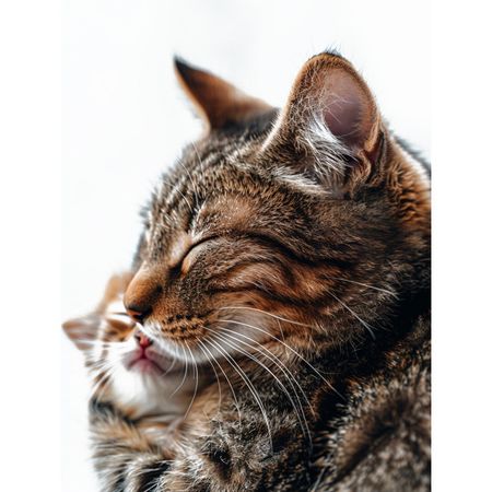 картина на холсте Сердце мурчит 400х500мм