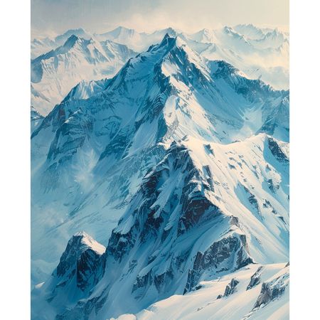 картина на холсте Дыхание вершин 400х500мм роберт брындза последнее дыхание