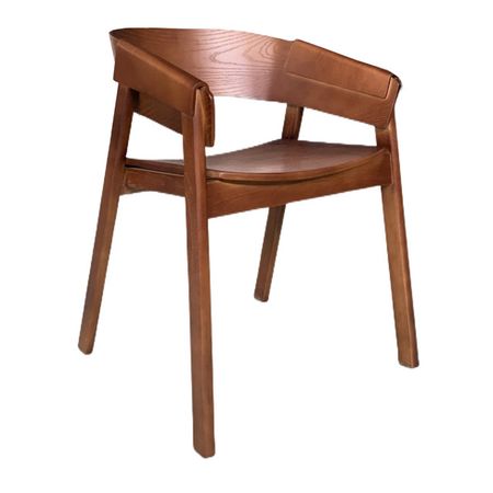 стул ANKE 530x370x750мм дерево коричневый прямоугольник